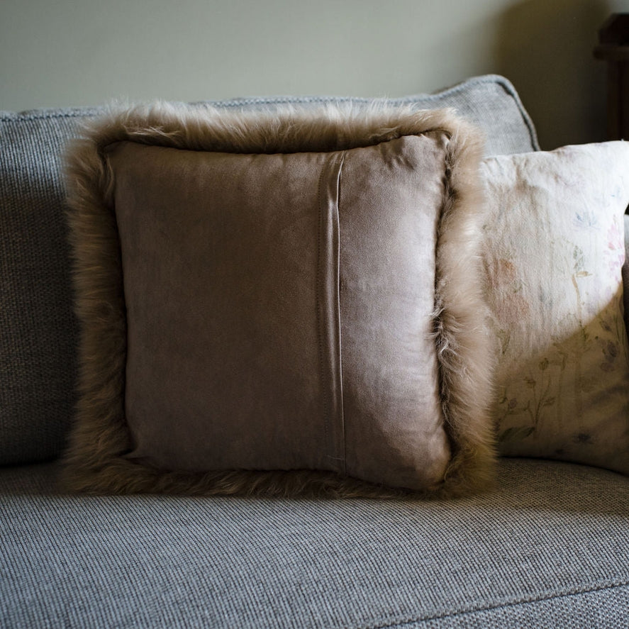 Natural Sheepskin Cushion Cover