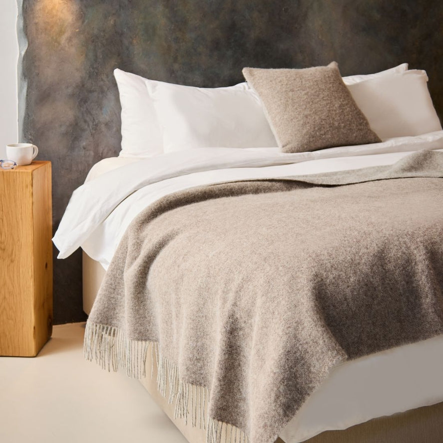Dartmoor Reversible Pure New Wool Throw