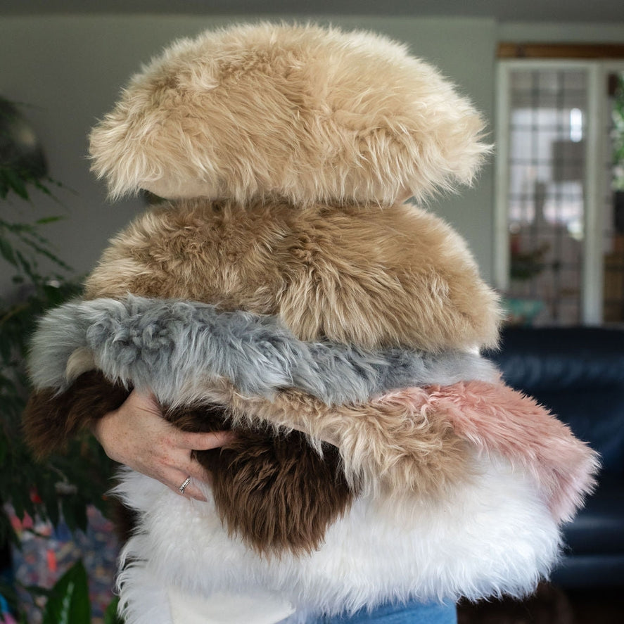 Natural Sheepskin Cushion Cover