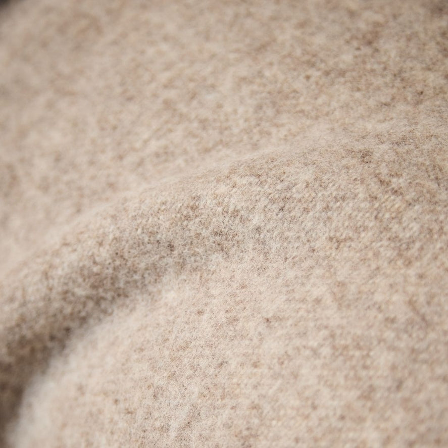 Dartmoor throw close-up wool texture detail
