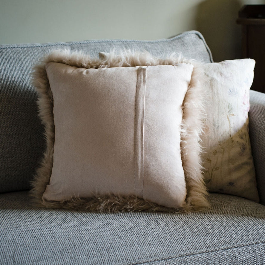 Natural Sheepskin Cushion Cover