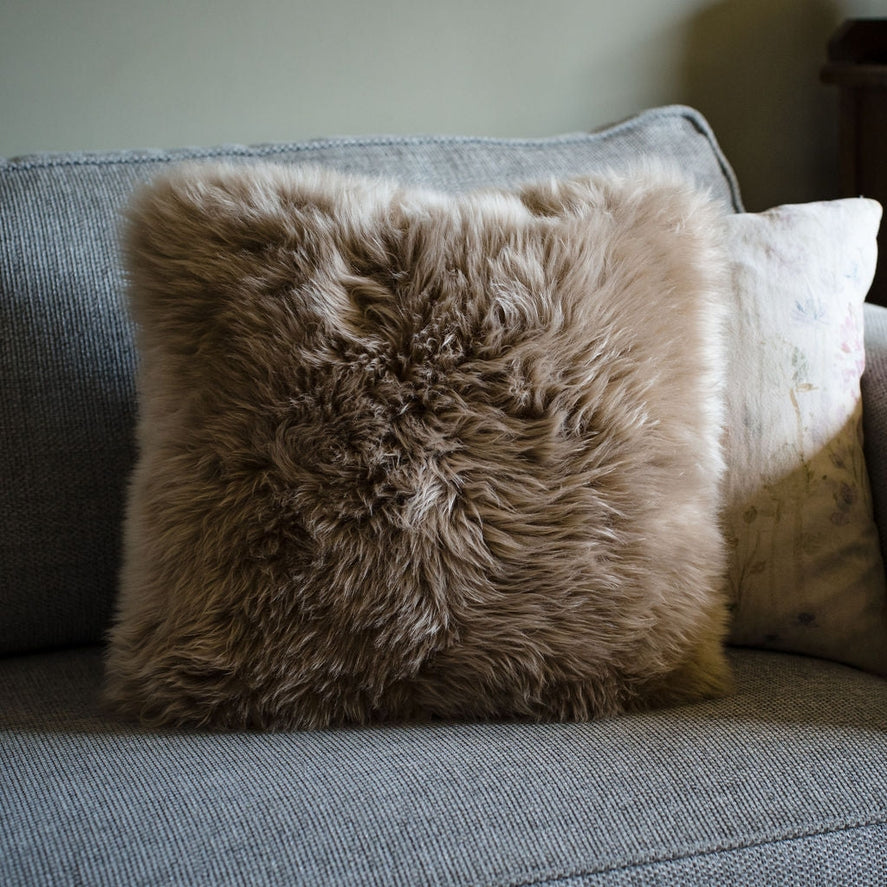 Natural Sheepskin Cushion Cover